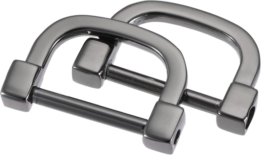 U Shape Horseshoe D Ring Screw In Buckles Metal Fastener Hardware Durable