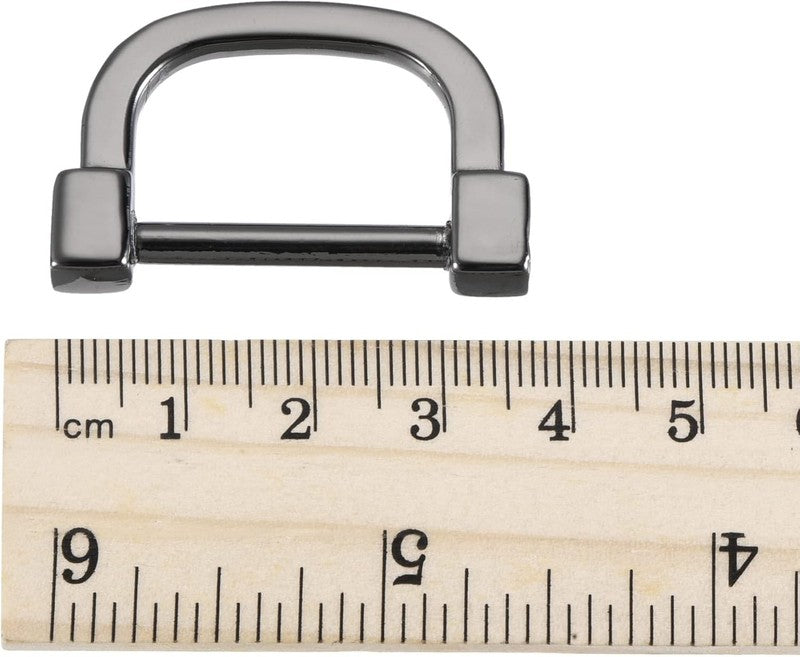 U Shape Horseshoe D Ring Screw In Buckles Metal Fastener Hardware Durable