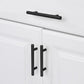Black Kitchen Handles 96mm Cabinet Drawer Cupboard Door Pulls 2Pack