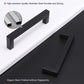 Kitchen Cupboard Handles 128mm Black Cabinet Drawer Pulls Steel 2 Pack
