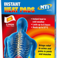 Self Adhesive Heat Pads 2 Pack Muscle Back Joint Pain Relief Instant Therapy