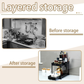 2-Tier under Sink Organizer Cabinet Storage Rack Bottom Sliding Pull Out Drawer Does not apply