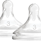 Dr. Brown'S Options+ Wide-Neck Bottle Teat Level 3 (6M+) 2 Pack