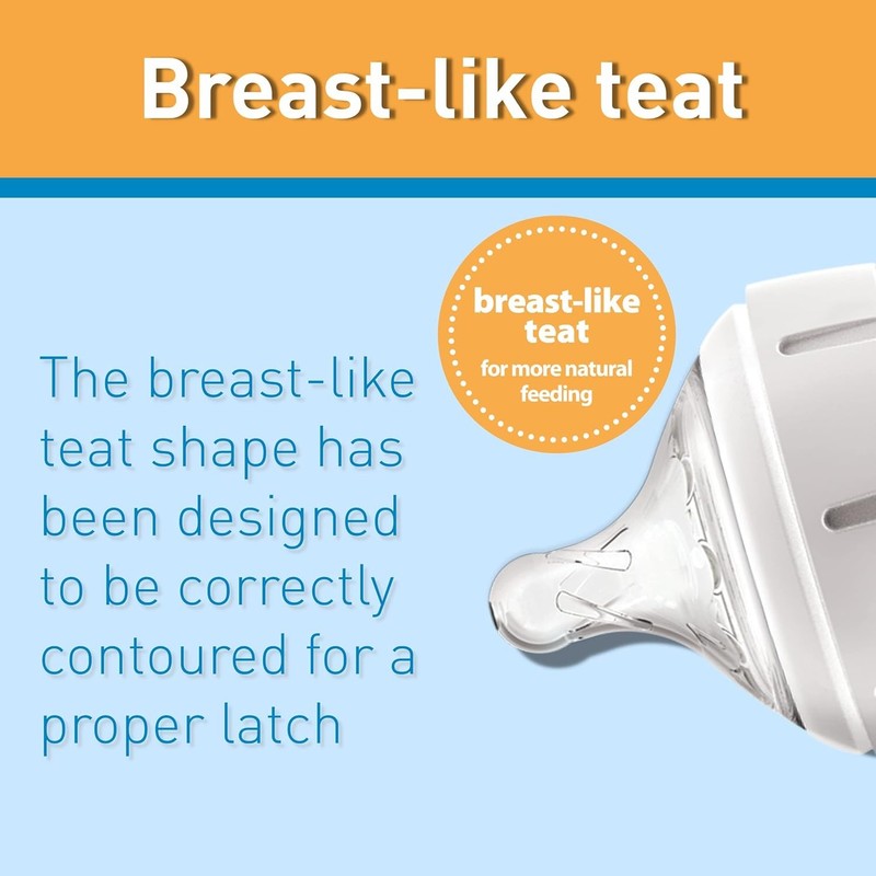 Dr. Brown'S Options+ Wide-Neck Bottle Teat Level 3 (6M+) 2 Pack