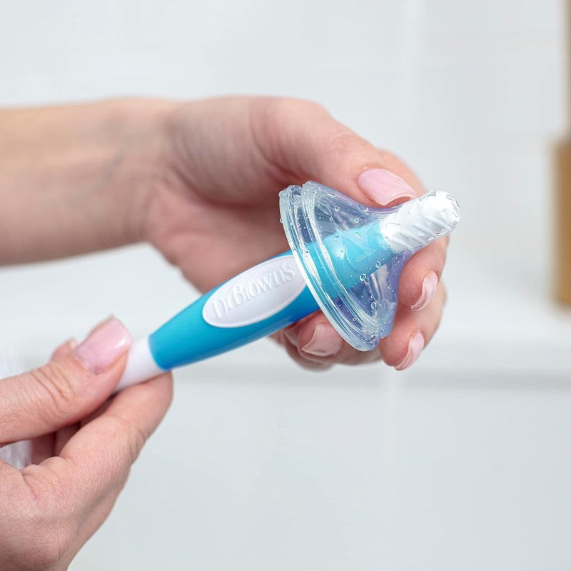 Baby Bottle Brush Dr Browns Teat Cleaner Blue