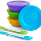 Munchkin Baby Feeding Dishes Food Bowls Weaning Love a Bowls 10Pk + 2 Spoons