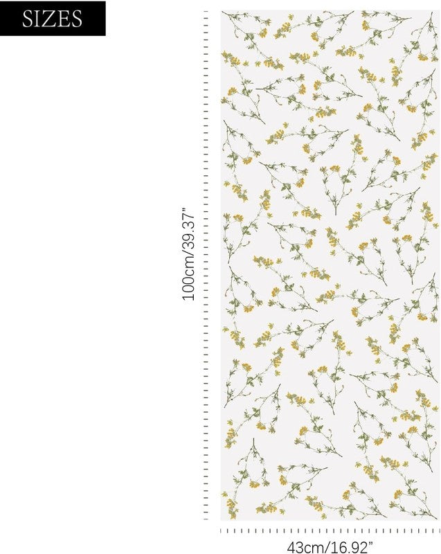 Window Privacy Film Dried Meadow Flowers Frosted Decorative Glass Covering Unbranded