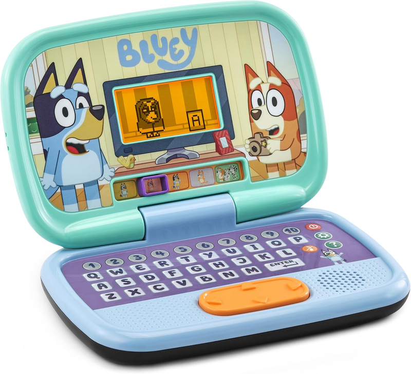 VTech Bluey Learning Laptop Kids Educational Toy Letters Numbers Music