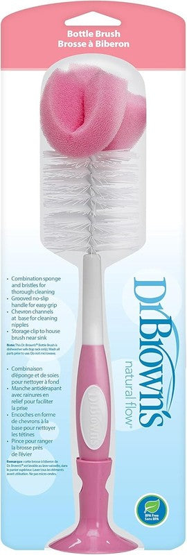 Dr Browns Baby Bottle Brush Pink Cleaning Tool