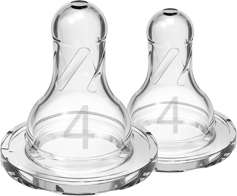 Dr Browns Options Narrow Mouth Teat 9 Months Transparent Baby Bottle Nipple