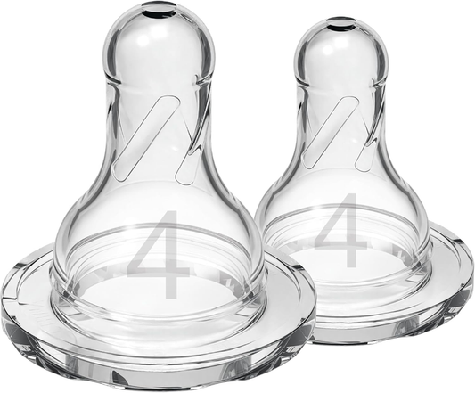 Dr Browns Options Narrow Mouth Teat 9 Months Transparent Baby Bottle Nipple