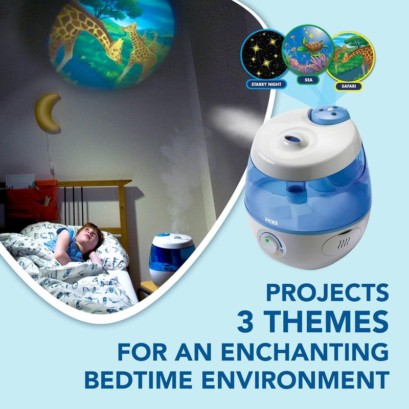 Vicks Sweet Dreams Cool Mist Humidifier with Image Projector