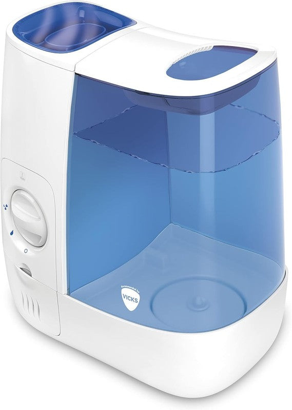 Vicks Warm Mist Humidifier 38 Litre Bedroom Sleep Easy Breathing 37m2 Vicks