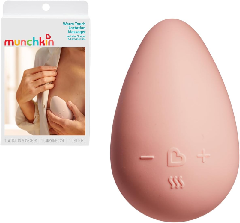 Munchkin Lactation Massager Warm Touch Breast Relief 3 Vibration Levels Does not apply