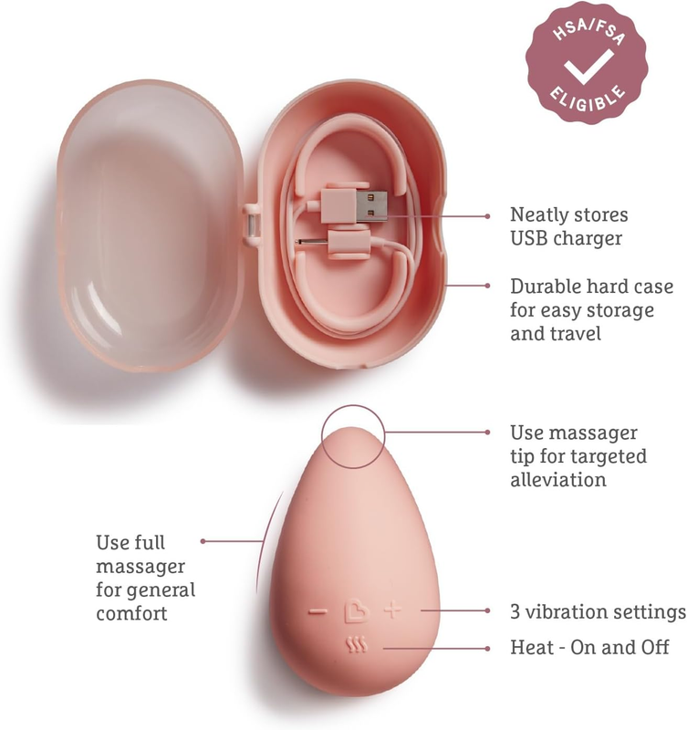 Munchkin Lactation Massager Warm Touch Breast Relief 3 Vibration Levels Does not apply