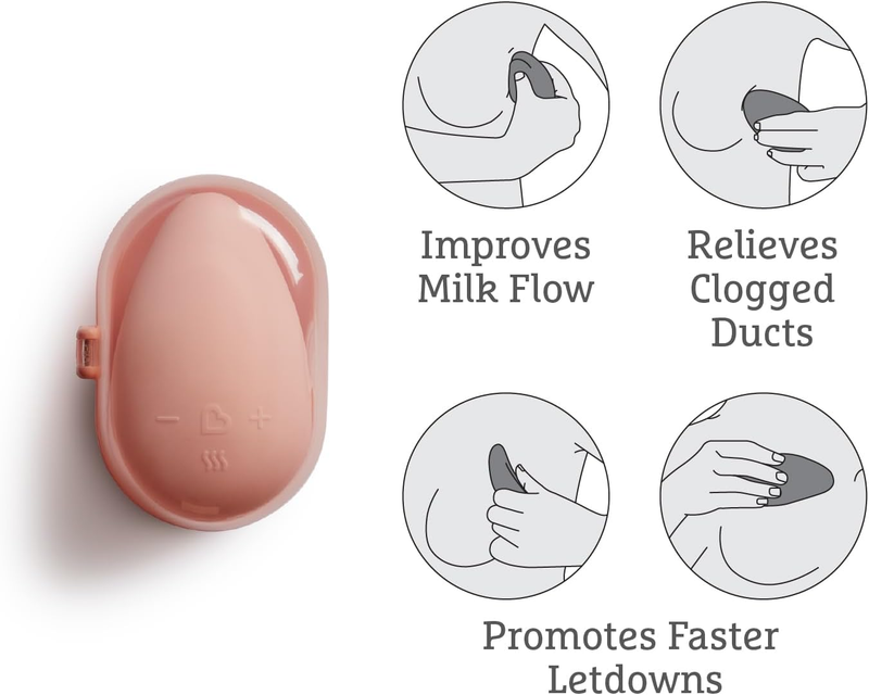 Munchkin Lactation Massager Warm Touch Breast Relief 3 Vibration Levels Does not apply