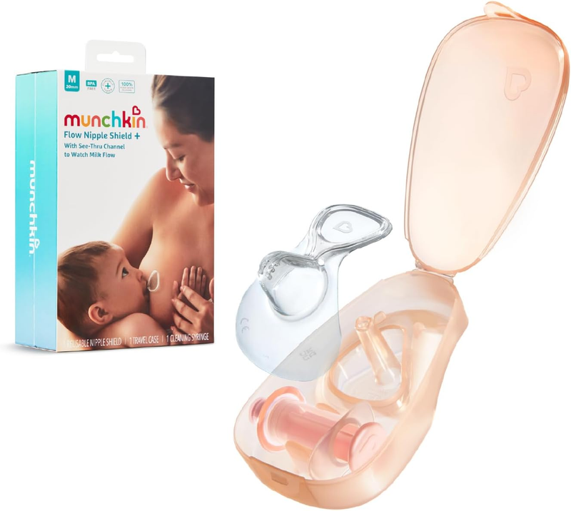 Munchkin Nipple Shield 20mm Milk Flow Breastfeeding Visibility Munchkin