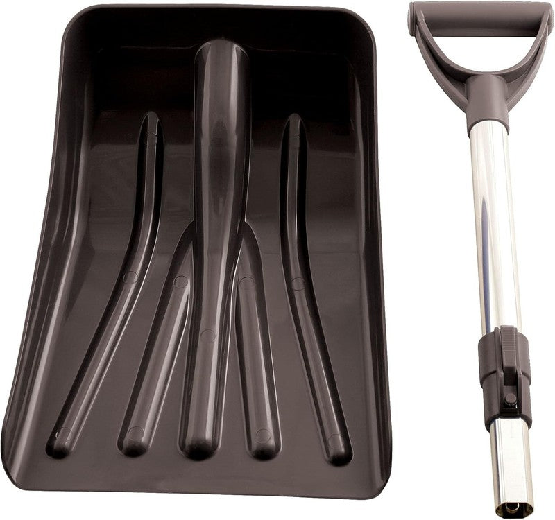 Snow Shovel Telescopic Collapsible Lightweight Car Travel Home Garden 75cm-92cm Unbranded
