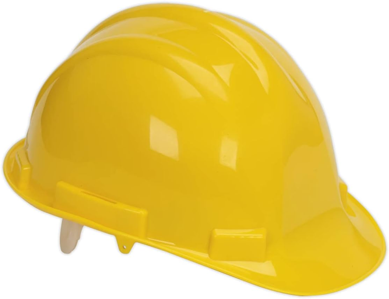 Sealey Safety Helmet Yellow Industrial Hard Hat EN397 Yellow 55-62cm Sealey
