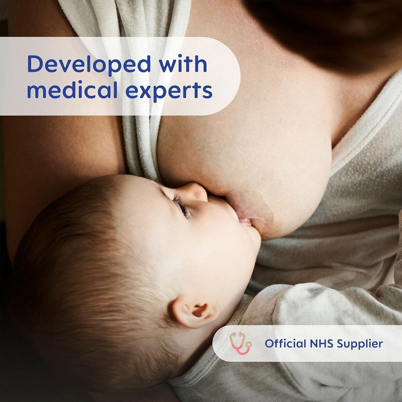 MAM Nipple Shield Small 2 Pack Silicone Breastfeeding Protector Case MAM