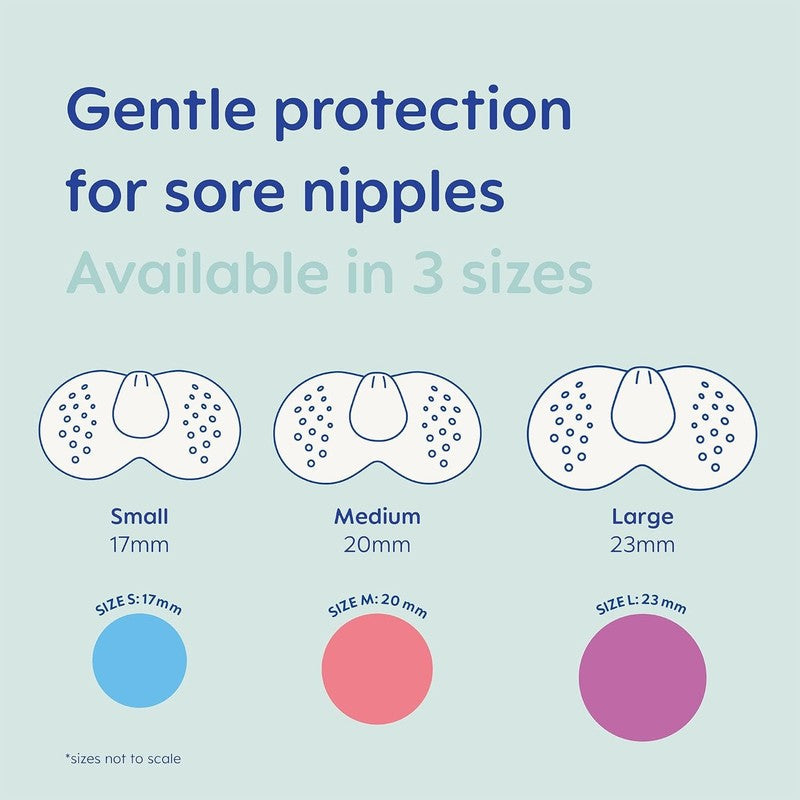 MAM Nipple Shield Medium Silicone Breastfeeding 2 Pack Sterilisable Case MAM