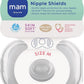 MAM Nipple Shield Medium Silicone Breastfeeding 2 Pack Sterilisable Case MAM