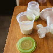 MAM Storage Pots Breast Milk Baby Food 5 Pack Safe Containers Pump MAM