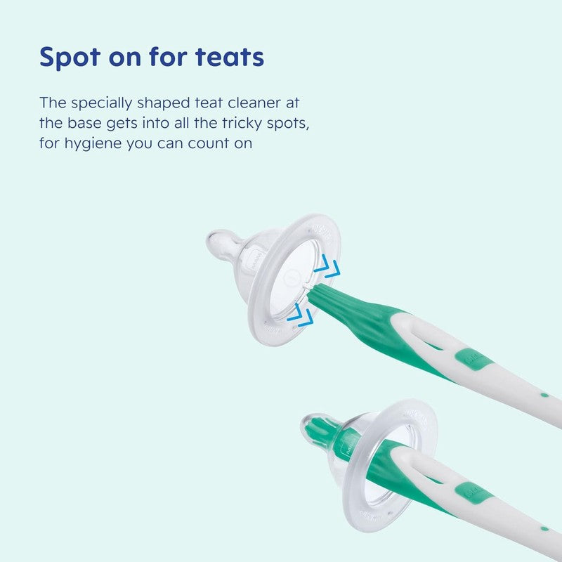 MAM Bottle Brush Teat Cleaner Non Scratch Baby Feeding Accessory