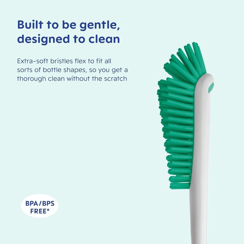 MAM Bottle Brush Teat Cleaner Non Scratch Baby Feeding Accessory