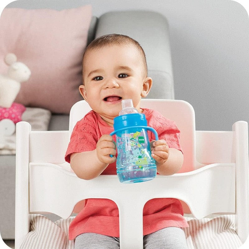 MAM Baby Bottle Handles Blue 2 Pack Compatible Wide Bottles Training MAM