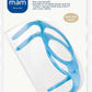 MAM Baby Bottle Handles Blue 2 Pack Compatible Wide Bottles Training MAM