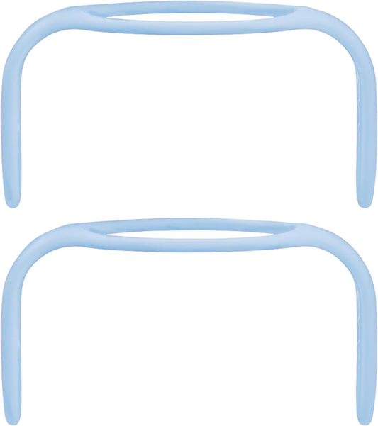 MAM Baby Bottle Handles Blue 2 Pack Compatible Wide Bottles Training MAM