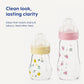 MAM Glass Baby Bottle Newborn Slow Flow 90ml Size 0 MAM