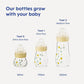 MAM Glass Baby Bottle Newborn Slow Flow 90ml Size 0 MAM