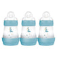 MAM Anti Colic Baby Bottles 160ml 3 Pack Slow Flow Newborn MAM