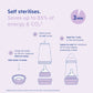 MAM Anti Colic Baby Bottles 160ml 3 Pack Slow Flow Newborn MAM