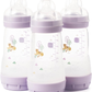 MAM Anti Colic Baby Bottles 260ml 3 Pack Medium Flow MAM