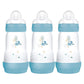 MAM Anti Colic Baby Bottles 260ml 3 Pack Medium Flow MAM