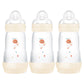 MAM Anti Colic Baby Bottles 260ml 3 Pack Medium Flow MAM