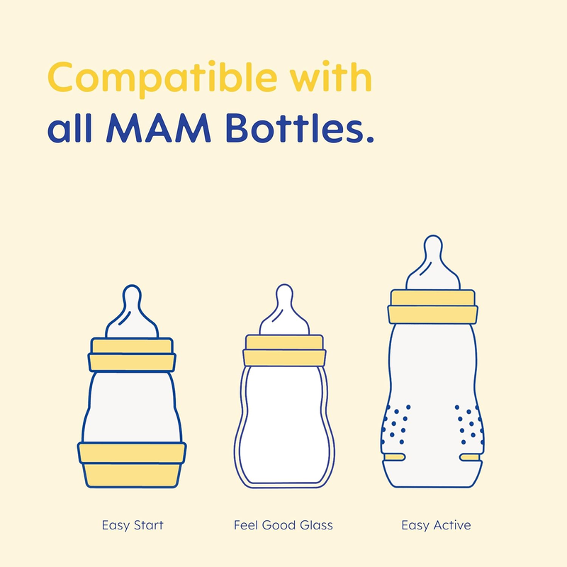 MAM Bottle Teats Fast Flow Size 3 2 Pack 4 Months Plus MAM