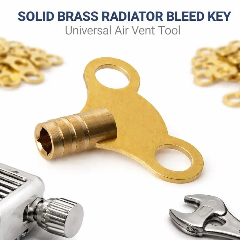 Radiator Bleed Key Solid Brass Universal Air Vent Heating Tool Does not apply