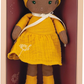 Kaloo Tendresse Naomie My First Fabric Doll 25cm Soft Baby Doll Yellow From Birt kaloo