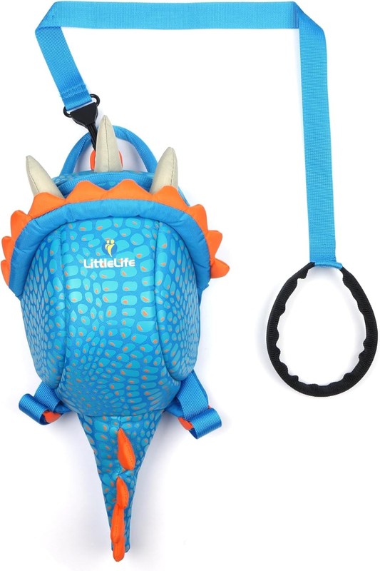 LittleLife Triceratops Toddler Backpack Safety Rein Harness