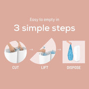 Angelcare Nappy Bin XL Classic Octo Refill 70 Nappies No Twist Angelcare