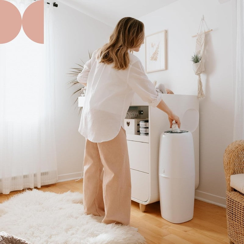 Angelcare Nappy Bin XL Classic Octo Refill 70 Nappies No Twist