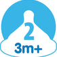 Dr Browns Natural Flow Level 2 Wide Neck Baby Bottle Teats 3m Plus 2 Pack Dr. Brown?s