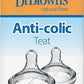 Dr Browns Natural Flow Level 2 Wide Neck Baby Bottle Teats 3m Plus 2 Pack Dr. Brown?s
