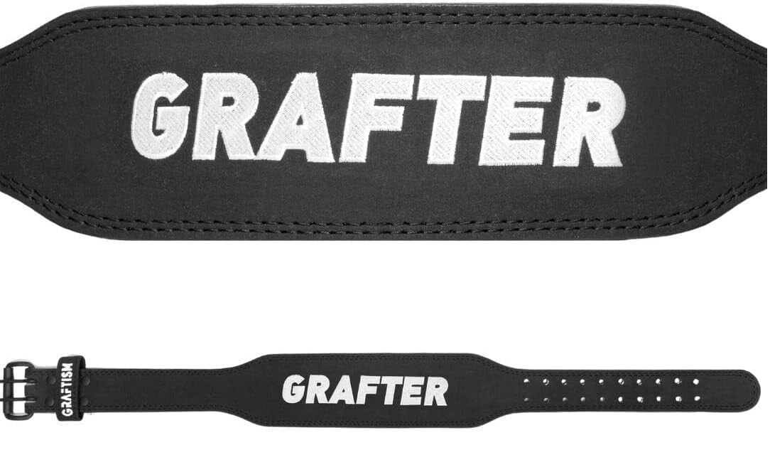 Gym Weightlifting Belt Leather Power Training Back Support 4 Inch Wide Style-5 Unbranded