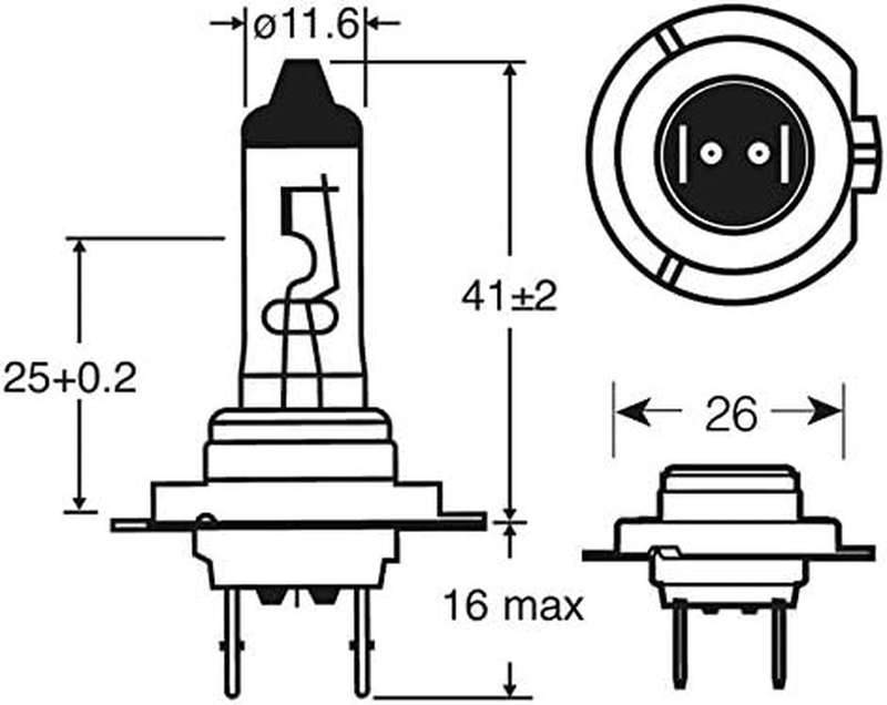 Ring Xenonstar H7 4400K Xenon /HID Look 12v 55W Bulb kit Px26d Ring