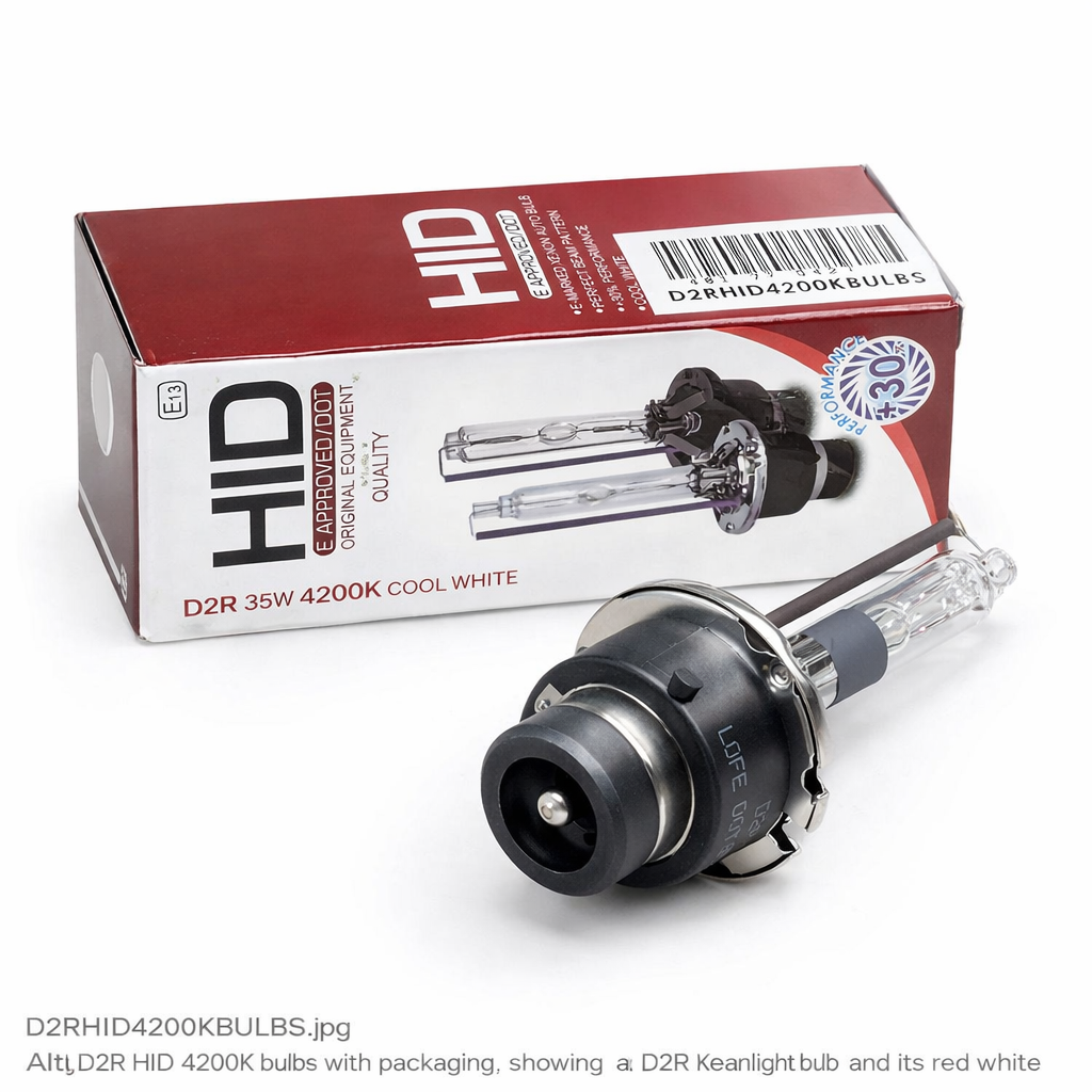 HID Car Vehicle Xenon Light Bulb D2R 4200K Single Boxed HIDD2R4200 Hid